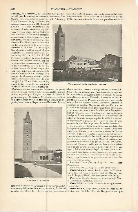 LAMINA ESPASA 10473: Abadia de Pomposa Italia