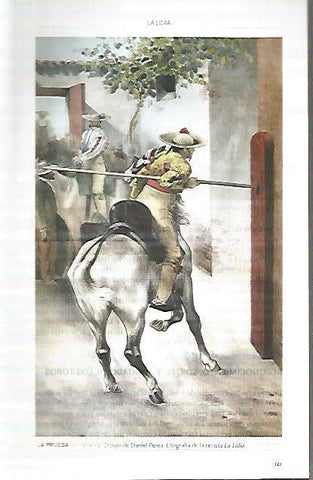 LAMINA COSSIO 50061: La prueba de caballos