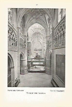 LAMINA 5200: Catedral de Burgos. Nave del crucero