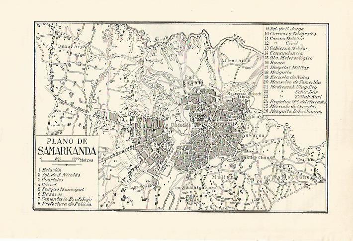 LAMINA ESPASA 18242: Plano de Samarkanda