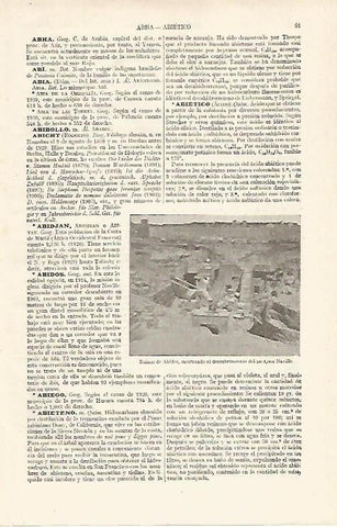 LAMINA ESPASA 19001: Ruinas de Abidos Egipto