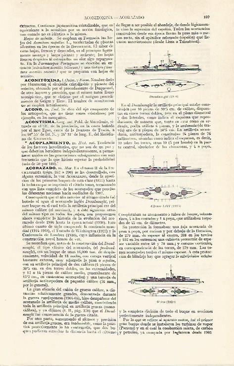 LAMINA ESPASA 19006: Acorazado Dreadnought de 1906