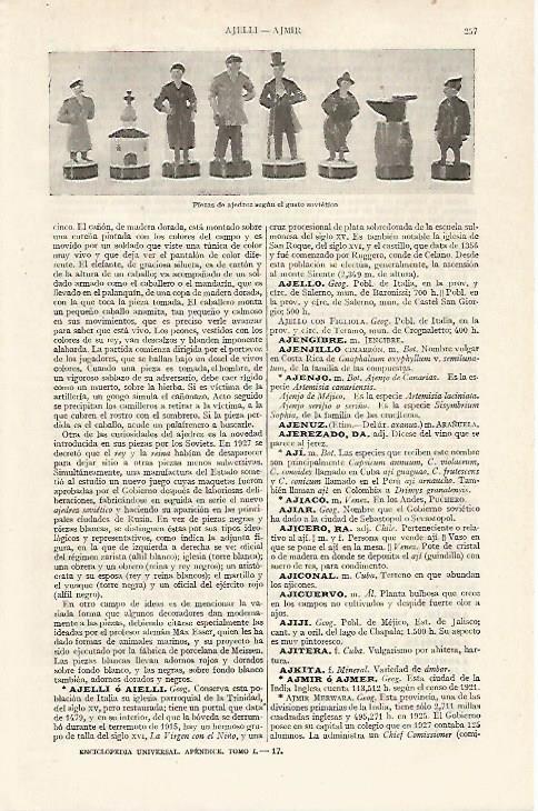 LAMINA ESPASA 19017: Piezas de ajedrez rusas