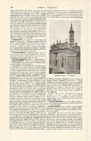 LAMINA ESPASA 19027:Catedral de Alejandria Italia