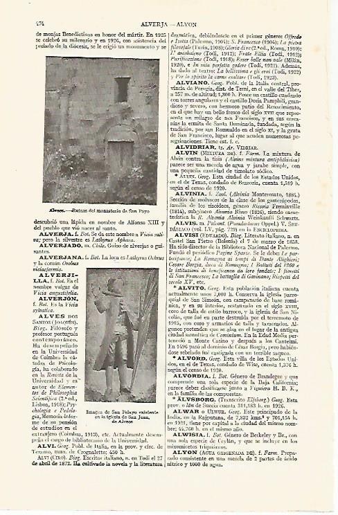 LAMINA ESPASA 19045: Monasterio de San Payo en Alveos Pontevedra