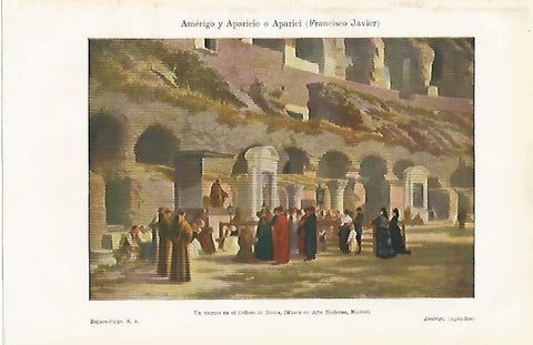 LAMINA ESPASA 19048: Un viernes en el Coliseo de Roma por Aparici