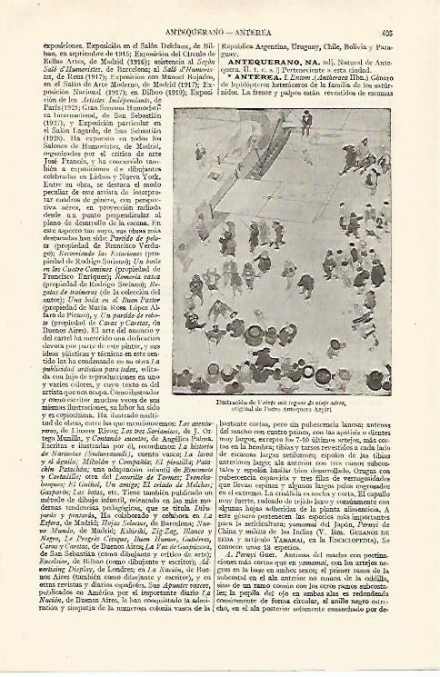 LAMINA ESPASA 19063: Ilustracion de Pedro Antequera Azpiri
