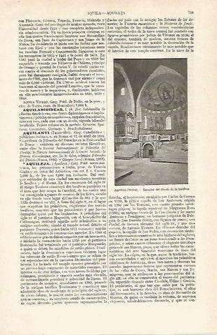 LAMINA ESPASA 19066: Basilica de Aquileja Italia