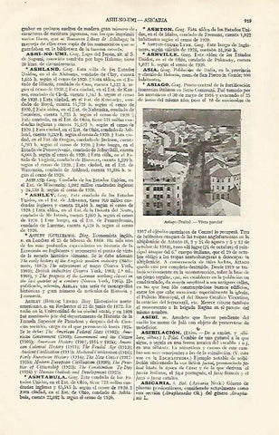 LAMINA ESPASA 19088: Vista de Asiago Italia
