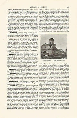 LAMINA ESPASA 19104: Iglesia de San Francisco en Avellino Italia