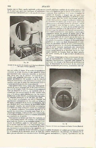 LAMINA ESPASA 19115: Tunel aerodinamico de Cuatro Vientos en Madrid