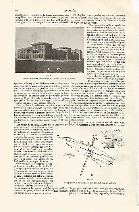LAMINA ESPASA 19116: Escuela Superior Aerotecnic en Madrid