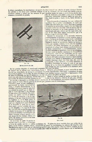 LAMINA ESPASA 19120: Aviacion: resbalamiento de cola