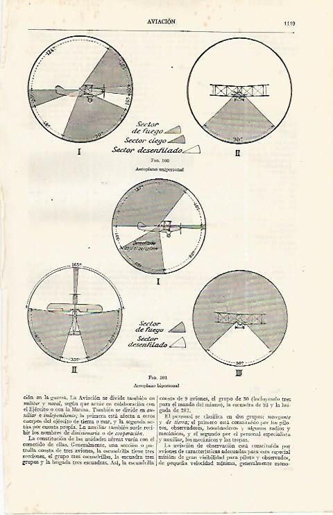 LAMINA ESPASA 19122: Aeroplano bipersonal