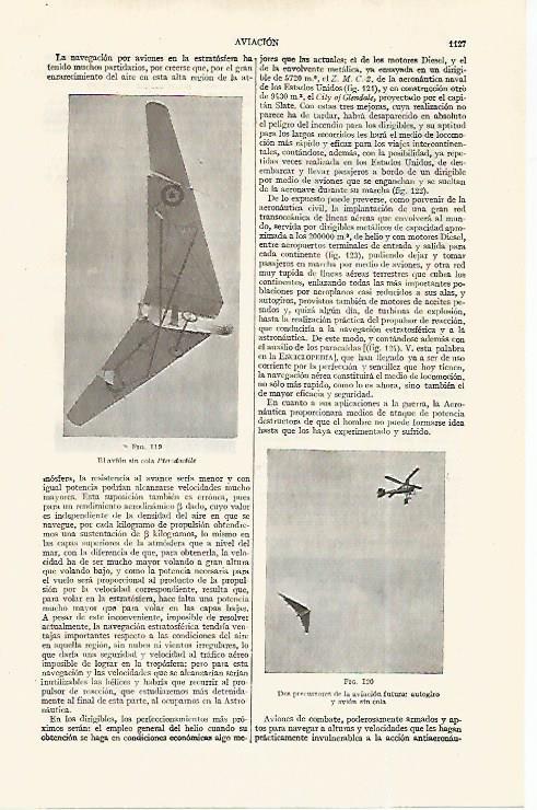 LAMINA ESPASA 19127: Aviones sin cola