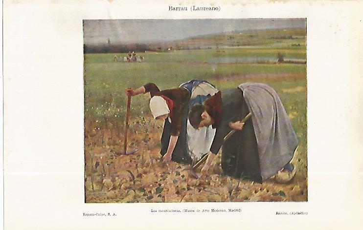 LAMINA ESPASA 19158: Las escardadoras por L. Barrau