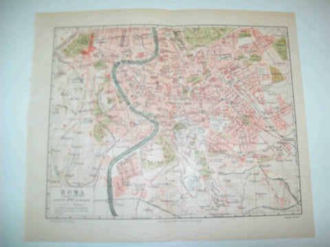 LAMINA ESPASA 19164: Mapa de Roma
