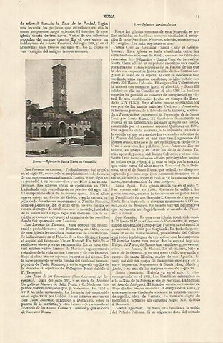 LAMINA ESPASA 19166: Santa Maria en Cosmedin de Roma