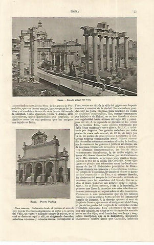 LAMINA ESPASA 19175: Foro de Roma
