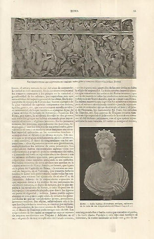 LAMINA ESPASA 19182: Esculturas de Roma