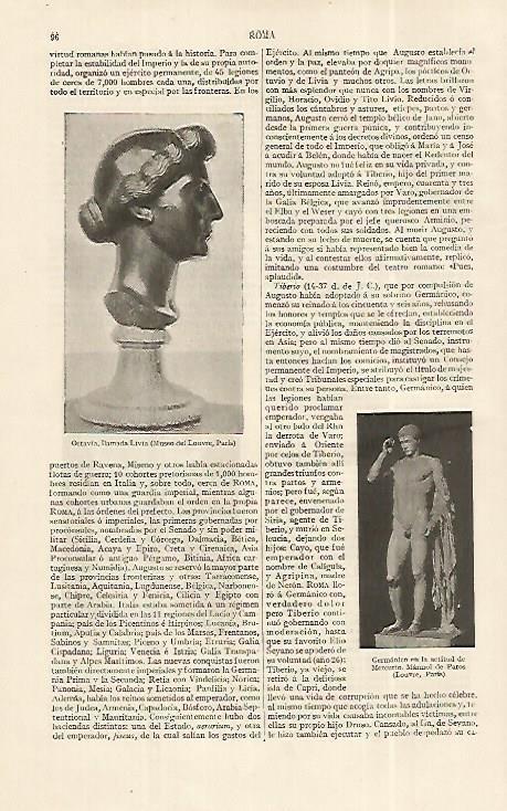 LAMINA ESPASA 19195: Busto de Livia
