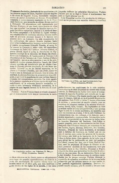 LAMINA ESPASA 19214: La Virgen con el Niño por Gutierrez de la Vega