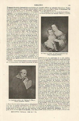 LAMINA ESPASA 19214: La Virgen con el Niño por Gutierrez de la Vega