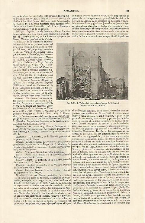 LAMINA ESPASA 19215: San Pablo de Valladolid por Villaamil