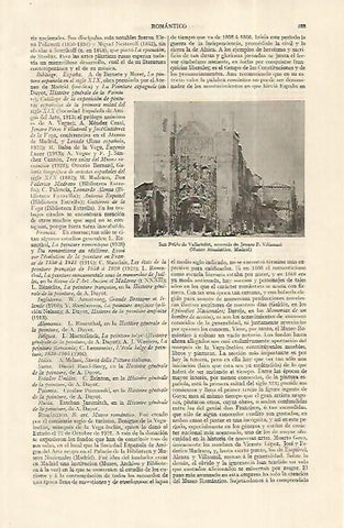 LAMINA ESPASA 19215: San Pablo de Valladolid por Villaamil