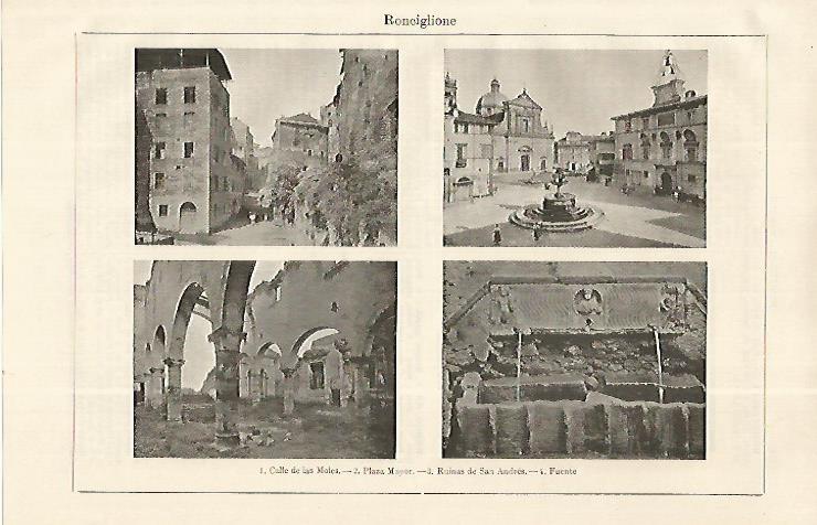 LAMINA ESPASA 19230: Ronciglione Italia