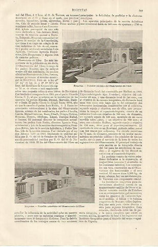 LAMINA ESPASA 19245: Observatorio del Ebro en Roquetas