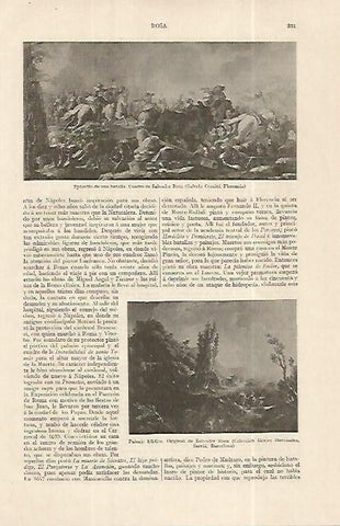 LAMINA ESPASA 19250: Episodio de una batalla por Salvador Rosa