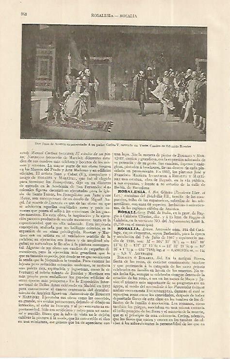 LAMINA ESPASA 19252: Juan de Austria es presentado a su padre Carlos V