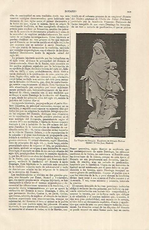 LAMINA ESPASA 19254: La Virgen del Rosario