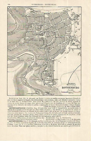 LAMINA ESPASA 19278: Plano de Rothenburg