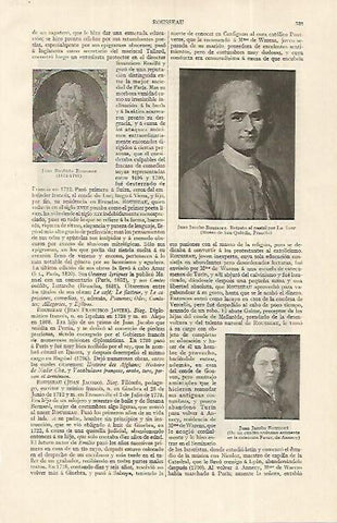 LAMINA ESPASA 19286: Rousseau