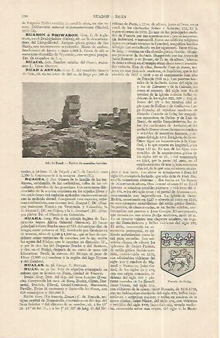 LAMINA ESPASA 19301: Restos fenicios en la isla de Ruad Siria