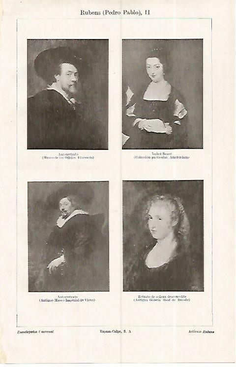 LAMINA ESPASA 19308: Autorretratos de Rubens
