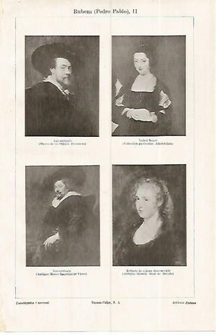 LAMINA ESPASA 19308: Autorretratos de Rubens
