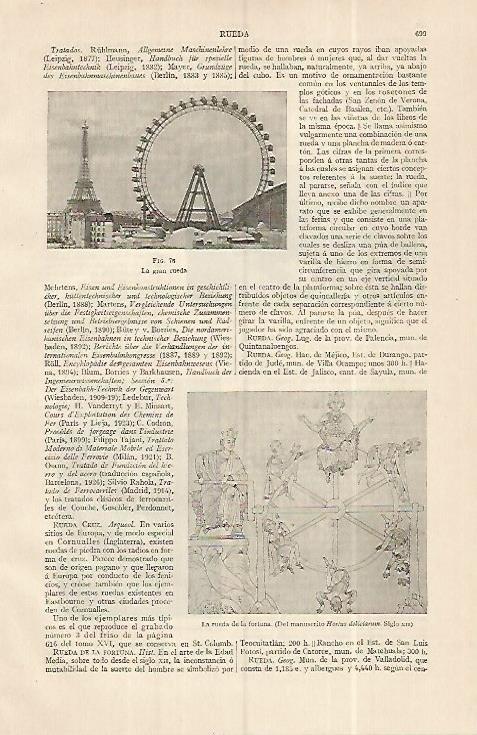LAMINA ESPASA 19333: Rueda de la fortuna