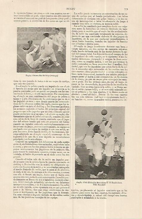 LAMINA ESPASA 19337: Club Natacion Barcelona de Rugby