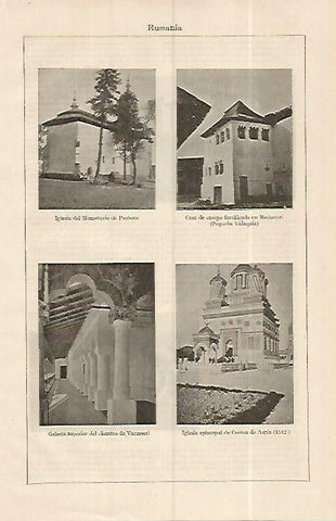 LAMINA ESPASA 19357: Vistas de Rumania