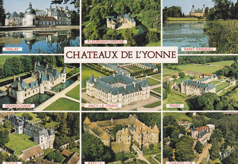 POSTAL 18152: Les chateaux de l Yonne