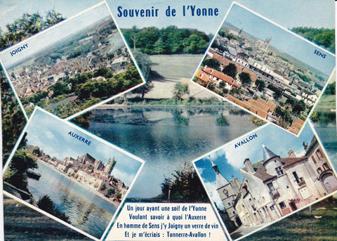 POSTAL 18155:  Souvenir de L Yonne