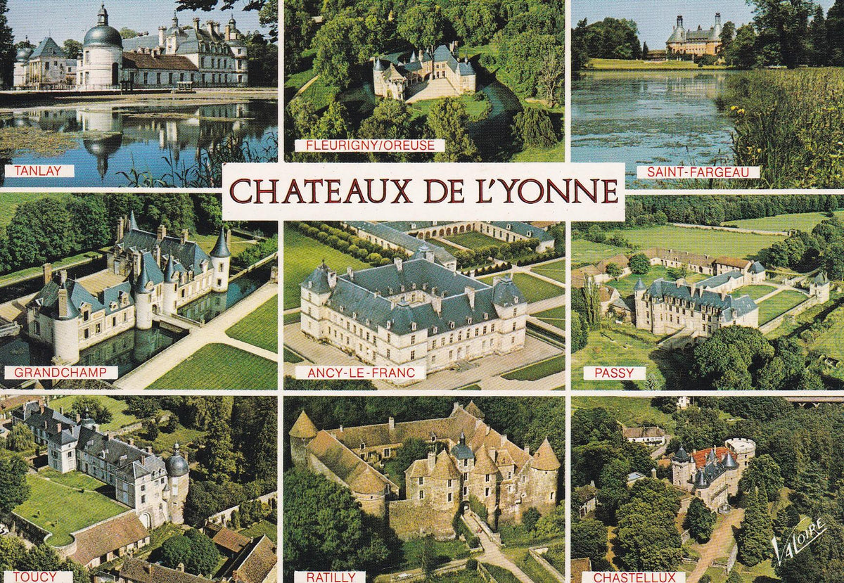 POSTAL 18156: Les chateau de l Yonne