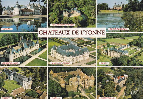 POSTAL 18156: Les chateau de l Yonne