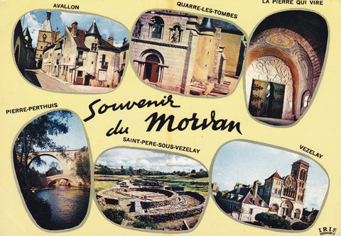 POSTAL 18158: Souvenir du Morvan