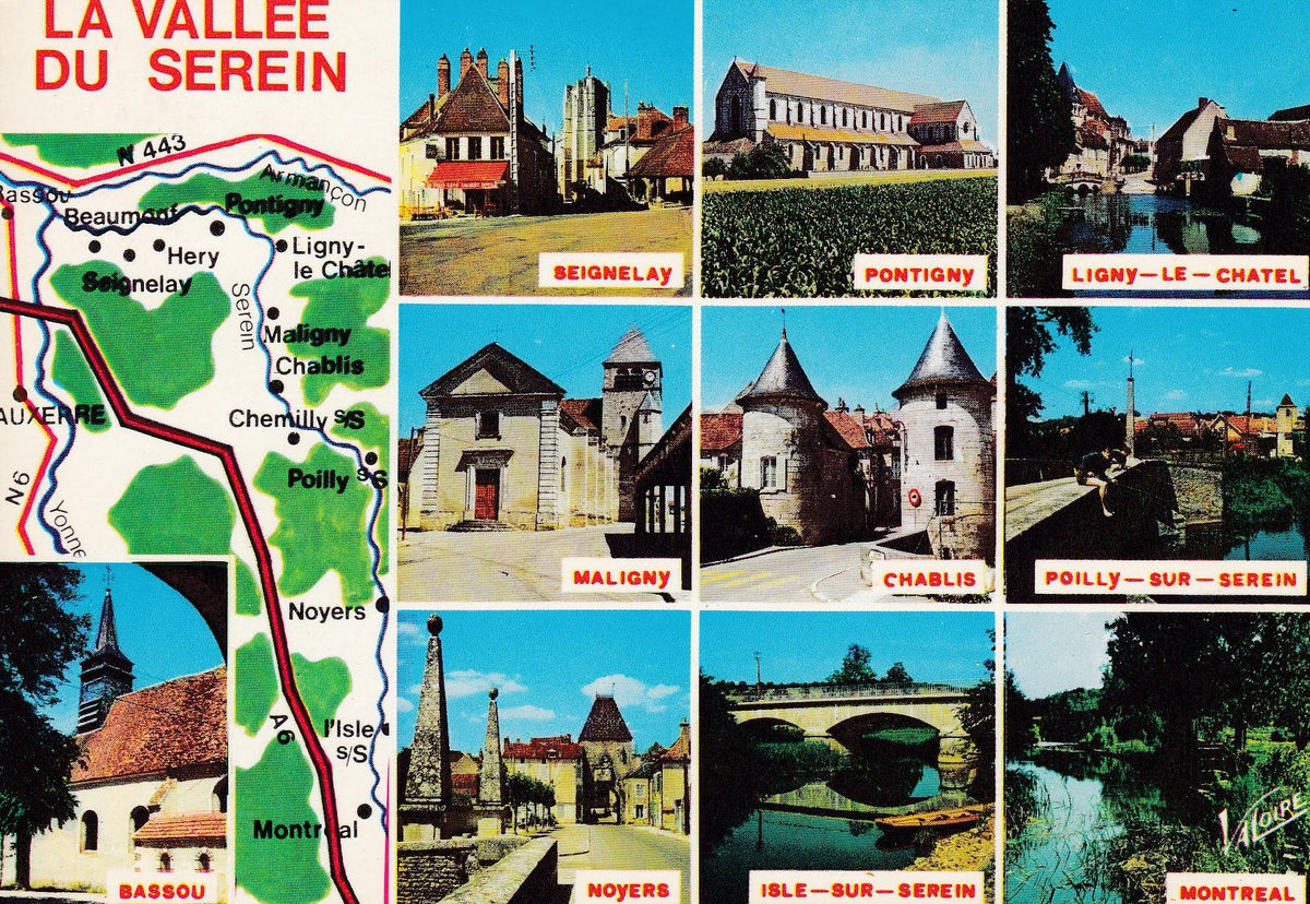 POSTAL 18161: La Valle du Serein