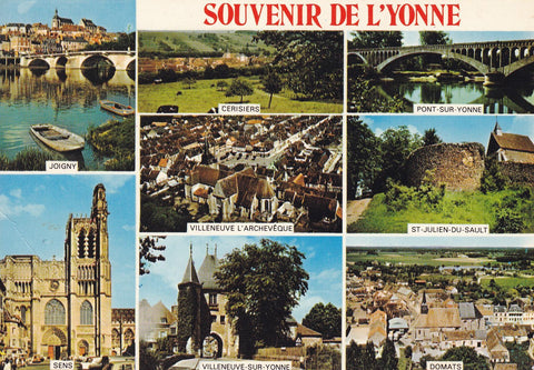 POSTAL 18163: Souvenir de l Yonne