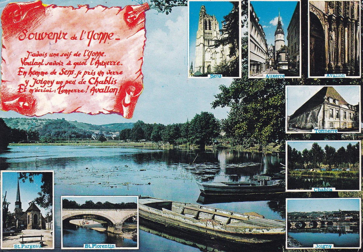 POSTAL 18164: Souvenir de l Yonne